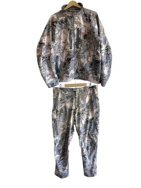 Sitka Men’s XL Optifade Camo 2 Piece Set Jacket Pants Hiking Outdoor Hunting